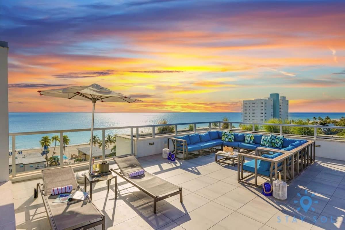 Near Beach - Rooftop Pool - Hot Tub - Broad-Walk Hollywood Buitenkant foto